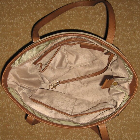 Michael Kors Kempton Nylon Tote Bag, Tan Brown - Picture 5 of 11